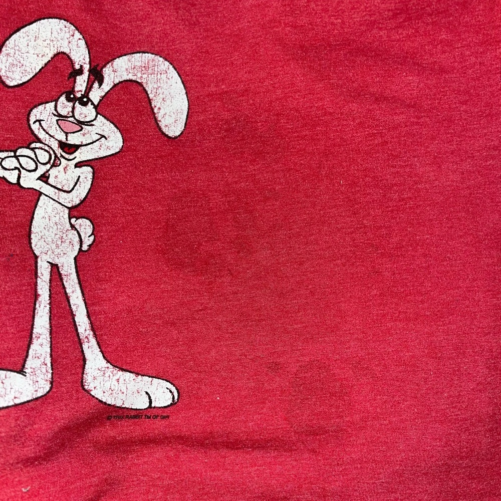 Kids Red Trix Rabbit T-Shirt - Picture 3 of 6